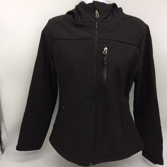 CB Sports Jackets & Coats Cb Sports Track Zip Front With Hood